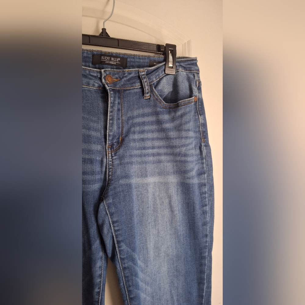 Judy Blue Indigo Denim Women's Jeans Relaxed Fit Sz 31 Boho Casual Travel Office - Picture 6 of 10